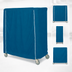 Thumbnail image #3 for Metro Mariner Blue Uncoated Denier Nylon Banquet Cart Cover for 48 x 18 x 62 Inch Carts