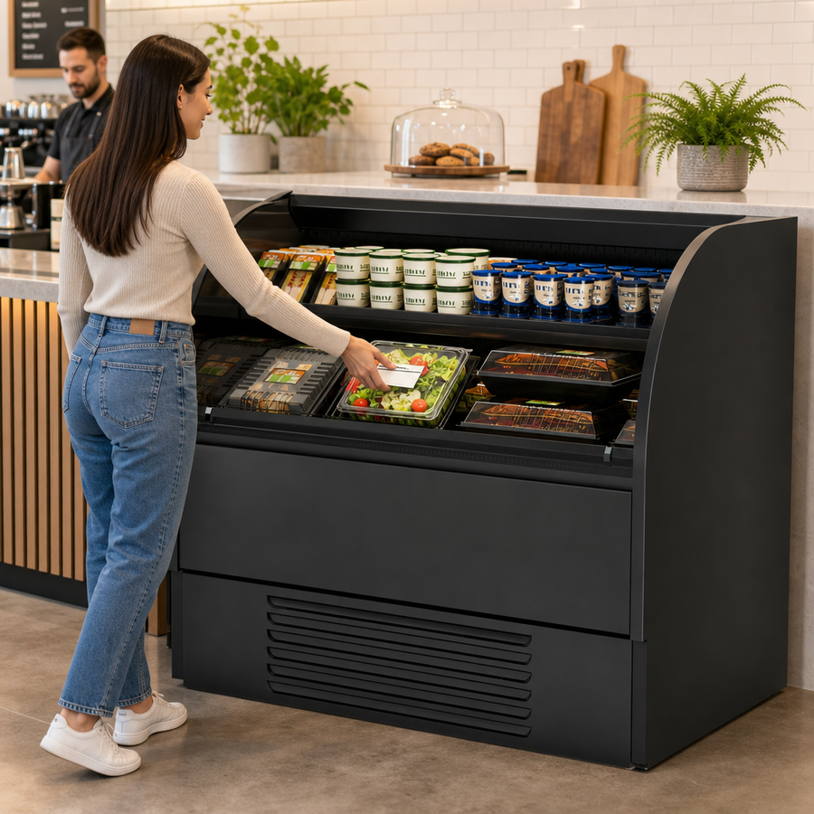 Self-Service Open Reach-In Front
