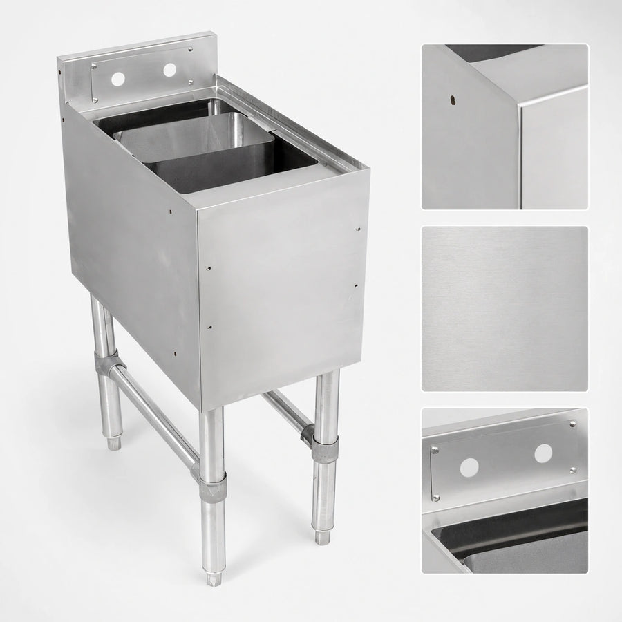 18-Gauge Stainless Steel Construction