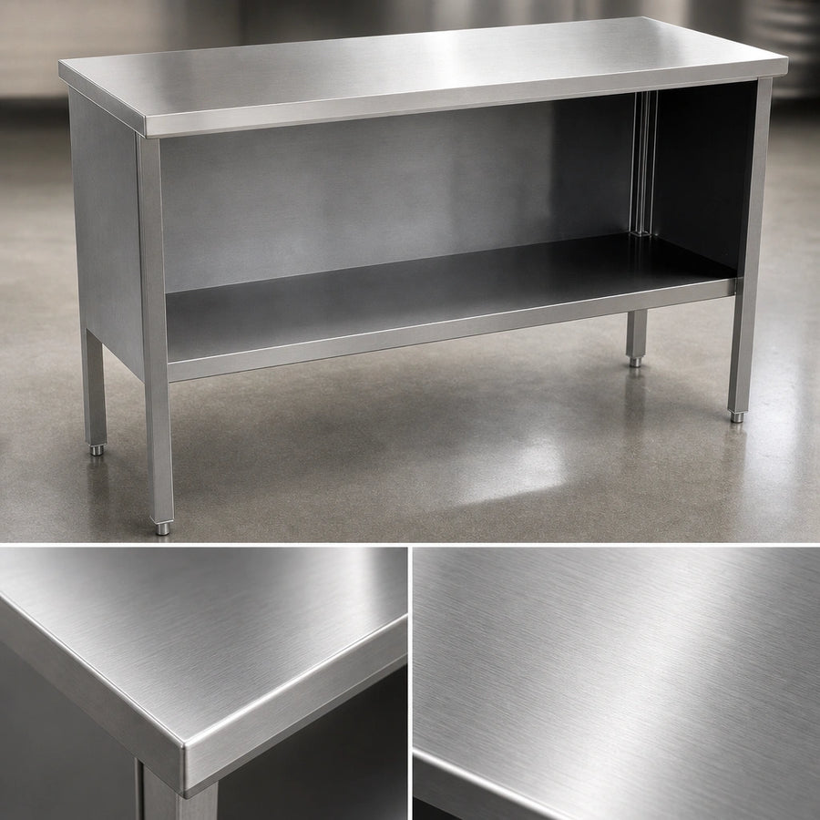 14 Gauge Stainless Steel Flat Top