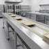 Thumbnail image #2 for Dinex DXIESB10 10-Foot Tray Make-Up Dual Urethane Band Belt Conveyor