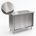 Thumbnail image #3 for Eagle Spec-Master 60-Inch W x 30-Inch D Enclosed Work Table with Sliding Doors and 14/304 Stainless Steel Top