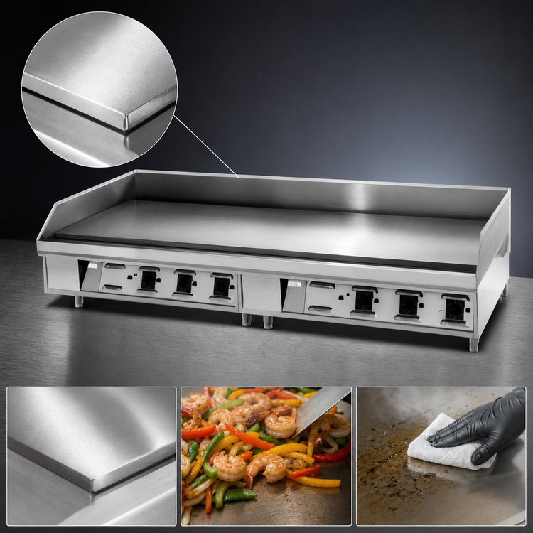 Product image #3 for Lang LG Series 48-Inch Electric Countertop Griddle with Chrome Plate and Solid State Controls
