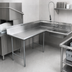 Thumbnail image #3 for Advance Tabco Korner-Soil L-Shaped Left-Hand Dish Table with Pre-Rinse Sink, 59-Inch, 14 Gauge 304 Stainless Steel