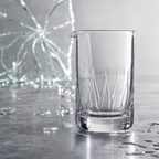 Thumbnail image #3 for Mercer Culinary Barfly M37174 24 oz Fully Tempered Cocktail Mixing Glass with Pouring Spout and Weighted Base Case of 6