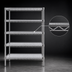 Thumbnail image #3 for EagleGard 5-Tier Add-On Wire Shelving Unit, 60 x 18 x 74 Inches
