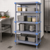 Thumbnail image #3 for Quantum Millenia 24-Inch Wide x 21-Inch Deep x 50-Inch High Stationary 4-Shelf Solid Polymer Starter Shelving Unit