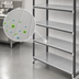 Thumbnail image #3 for Cambro Camshelving Elements XTRA 42 Inch x 18 Inch x 84 Inch 5-Tier Solid Stationary Add-On Polymer Shelving Unit, Speckled Gray