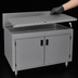 Thumbnail image #3 for Advance Tabco Prestige Supreme 24-Inch Underbar Drainboard Cabinet with 7-Inch Backsplash