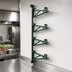 Thumbnail image #3 for Eagle Valu-Gard Green Epoxy Adjustable Post Wire Wall Mount Prepackaged Mid Unit for 24-Inch Shelves
