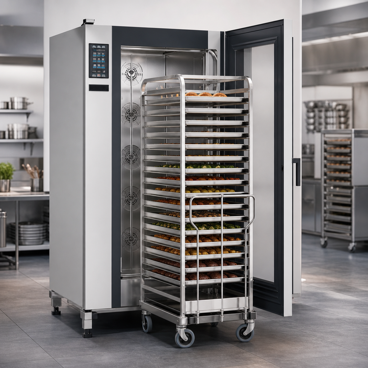 Product image #3 for UNOX ChefTop MIND.Maps Plus BIG Roll-In Electric Combi Oven / Steam Oven, 20 Full-Size Sheet Pan Capacity