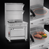 Thumbnail image #3 for Southbend Platinum 32-Inch Heavy Duty Gas Range with 16-Inch Hot Top, 16-Inch Griddle, and Convection Oven