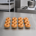 Thumbnail image #3 for Rectangular Steel Doughnut Basket, 10 x 26 x 2 Inches