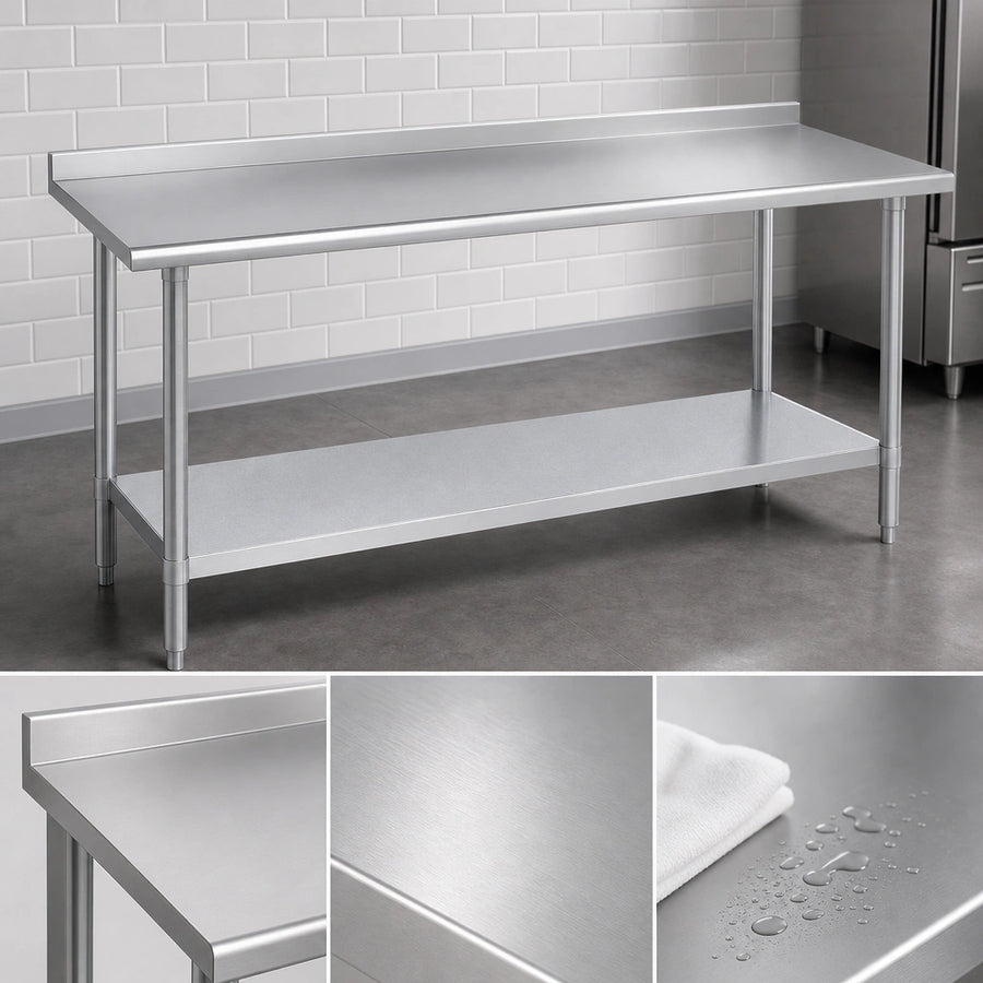 14-Gauge 300 Series Stainless Steel Top
