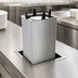 Thumbnail image #3 for Atlas Metal Drop-In Unheated Oval Platter Dispenser, Open Frame, Stainless Steel