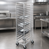 Thumbnail image #3 for Channel Stainless Steel Mobile End-Load 12 x 20 Steam Table Pan Rack, 5-Slide, 36 Inch High