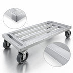 Thumbnail image #3 for Channel Manufacturing MD2054 Mobile Tubular Aluminum Dunnage Dolly, 54 x 20 x 8 Inches, 1,200 lb Capacity, 5-Inch Swivel Casters