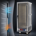 Thumbnail image #3 for Metro C5 3 Series Full-Height Moisture Heated Holding and Proofing Cabinet with Gray Insulation Armour and Clear Polycarbonate Door