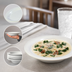 Thumbnail image #3 for Carlisle Sierrus™ 12 oz White Melamine Rimmed Bowl