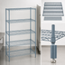 Thumbnail image #3 for Quantum 5-Shelf Stationary Wire Shelving Starter Kit, 48