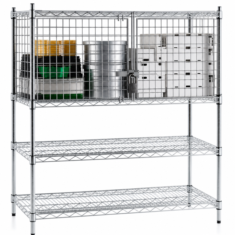 Product image #3 for EAGLEbrite Zinc Security Enclosure Kit with Hinged Doors, 36 x 18 Inches