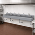 Thumbnail image #3 for Advance Tabco FS-WM-120-F 120-Inch Wall-Mounted 6-Station Multiwash Hand Sink with Gooseneck Faucets