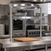 Thumbnail image #3 for John Boos Boat-Shaped Table-Mounted Stainless Steel Pot Rack for 48-Inch Tables, 12 Double Hooks