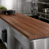 Thumbnail image #3 for John Boos Boos Block American Black Walnut Edge Grain Kitchen Countertop, 96 Inch x 27 Inch x 1-1/2 Inch, Varnique Finish