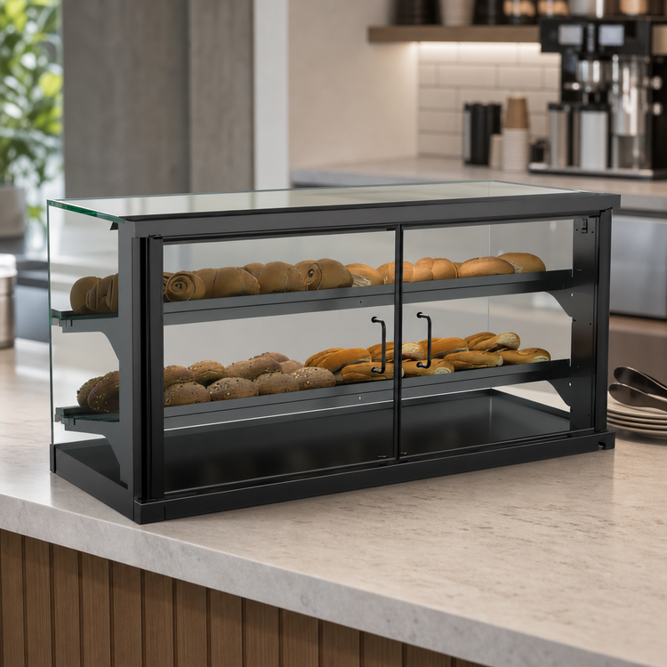 Product image #4 for Structural Concepts Impulse® Countertop Service/Self-Service Non-Refrigerated Pastry Display Case