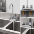 Thumbnail image #3 for Eagle Group 302004 Manual Deck-Mount Faucet with Gooseneck Spout, 4-Inch Centers, Low Lead