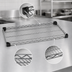 Thumbnail image #3 for Eagle Group QuadTruss Quad-Adjust 48 Inch x 24 Inch Stainless Steel Reverse Mat Wire Shelf