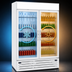 Thumbnail image #3 for Beverage-Air MarketMax Dual-Temp Two-Section Reach-In Glass Door Refrigerator Merchandiser