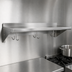 Thumbnail image #3 for BK Resources Premium T-304 18-Gauge Stainless Steel Wall-Mounted Pot Rack Shelf, 24-Inch W x 16-Inch D