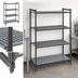 Thumbnail image #3 for Cambro Camshelving® Basics Plus 4-Tier Stationary Starter Unit, 21 x 42 x 64 Inches, Vented and Solid Shelves