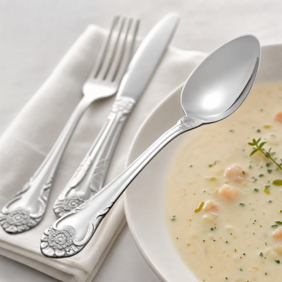 Oval Soup Spoon Design