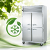 Thumbnail image #3 for Dealer's Choice G22000 Two-Section Reach-in Half-Height Solid Door Freezer