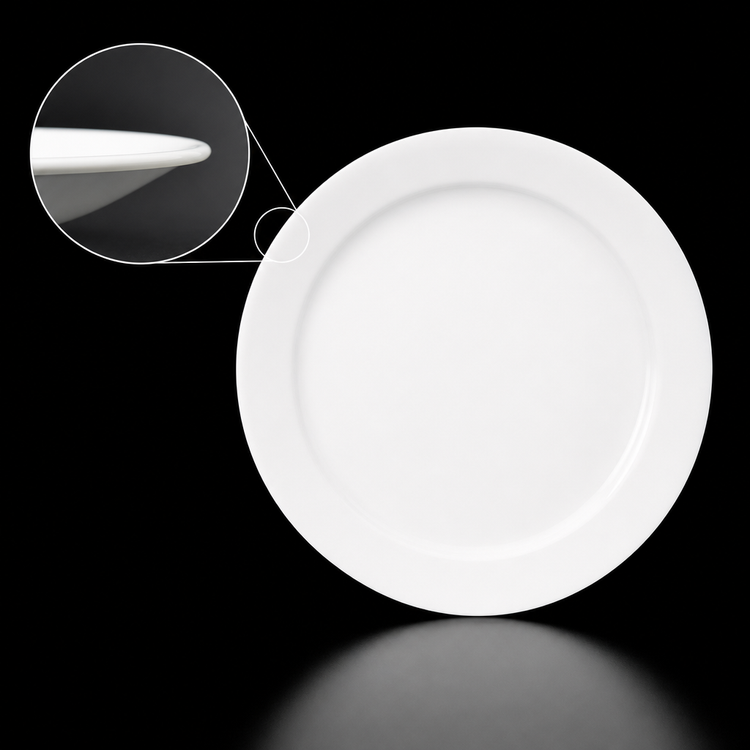 Product image #3 for Corelle Essentials 9-Inch Narrow Rim Dinner/Pellet Plate, Case of 24
