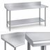 Thumbnail image #3 for Duke 108-Inch x 36-Inch Stainless Steel Work Table with 5-Inch Riser and Undershelf