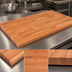 Thumbnail image #3 for Boos Block American Cherry Wood Blended Edge Grain Kitchen Countertop, 48-Inch x 30-Inch x 1-1/2-Inch