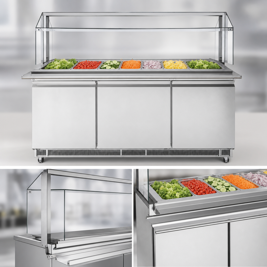 Sneeze Guard and Buffet Slide