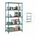 Thumbnail image #3 for Winco 24 x 48 x 72 Inch 4-Tier Stationary Epoxy Coated Green Wire Shelving Unit