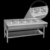 Thumbnail image #3 for Eagle Group 79-Inch Natural Gas Hot Food Table with 5 Dry Wells, Open Base, and Cutting Board