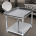 Thumbnail image #3 for BK Resources VETS-2430 Stainless Steel Equipment Stand with Galvanized Legs and Undershelf, 25 x 30 in.