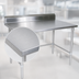 Thumbnail image #3 for John Boos Stallion 84-Inch x 36-Inch Stainless Steel Work Table with 5-Inch Backsplash and Safety Edge