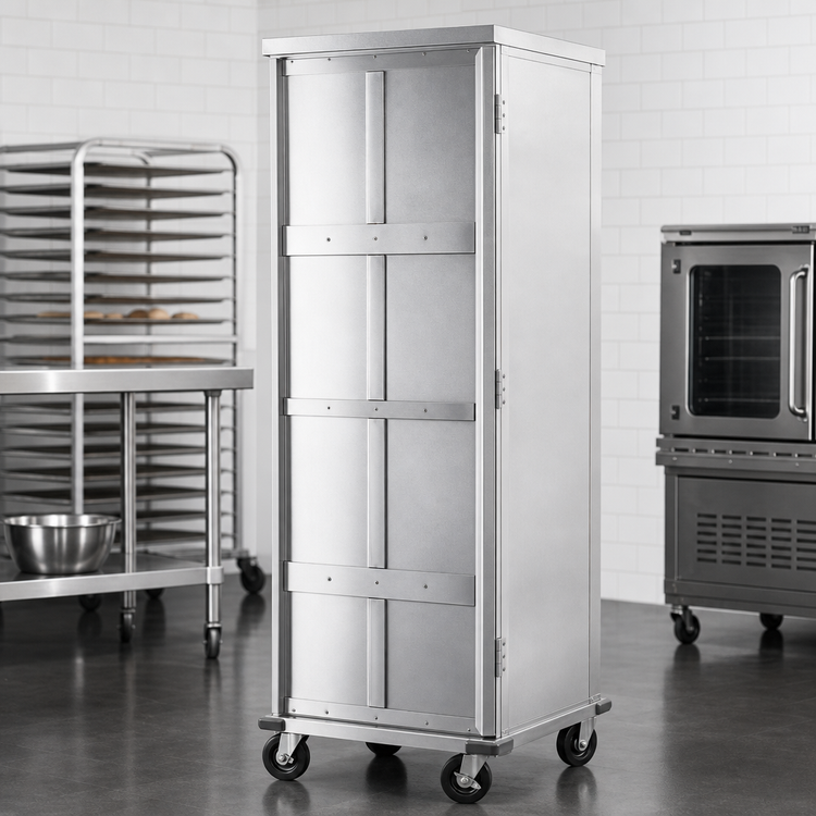 Product image #3 for Super Duty Mobile Enclosed Full-Height Sheet Pan Rack Cabinet for 18 x 26 Inch Pans, Non-Insulated, 39-Pan Capacity