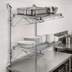 Thumbnail image #3 for Quantum Cantilever Double Shelf Wall-Mount Wire Shelving Unit, 72 x 18 Inches, Chrome Plated