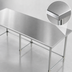 Thumbnail image #3 for Sapphire Manufacturing 108-Inch x 36-Inch 18-Gauge 400-Series Stainless Steel Work Table with Galvanized Legs