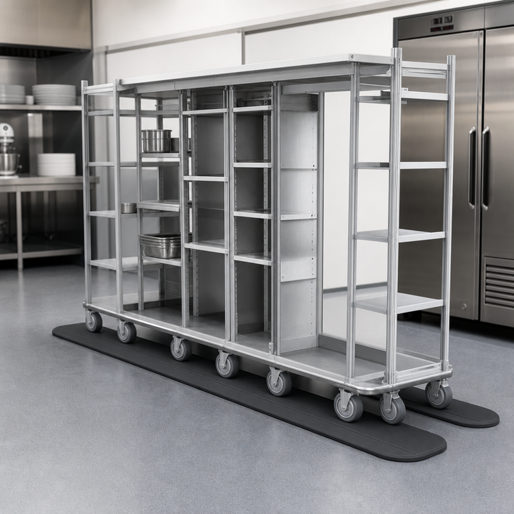 Product image #3 for Metro TOP-TRACK High-Density Floor Pad Protectors, 8-Foot Pair
