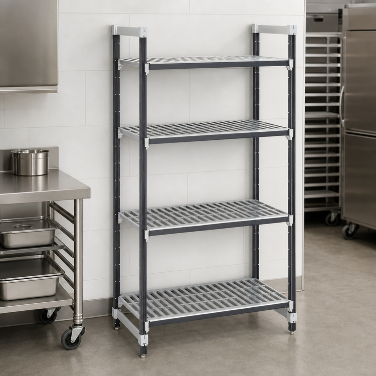 Product image #3 for Camshelving Elements XTRA 24" x 24" x 84" 4-Tier Vented Stationary Starter Unit