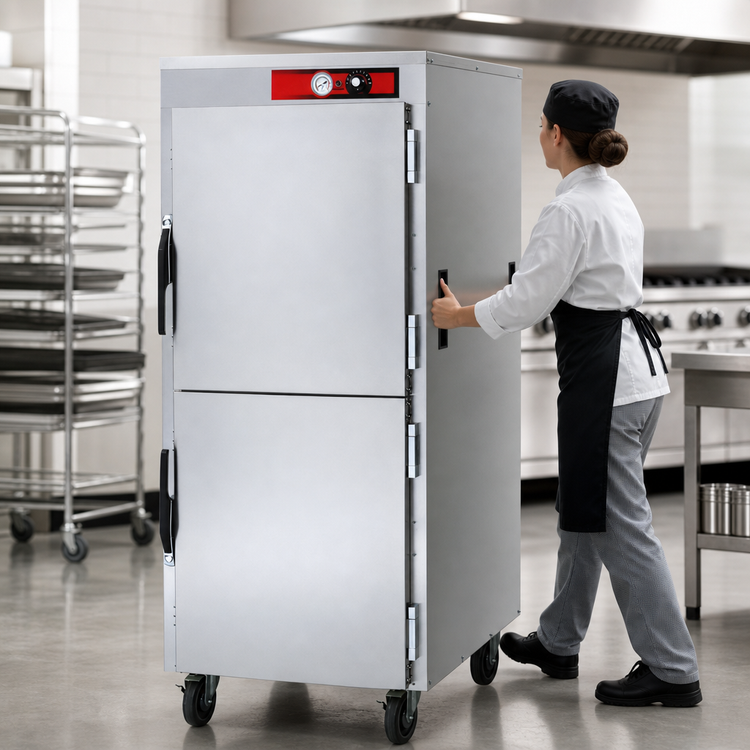 Product image #4 for Vulcan Institutional Series Mobile Heated Holding/Transport Cabinet, 7 Full-Size Sheet Pan Capacity